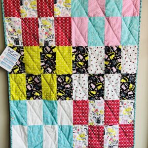 Baby Quilt Hand-Sewn 35"x45"